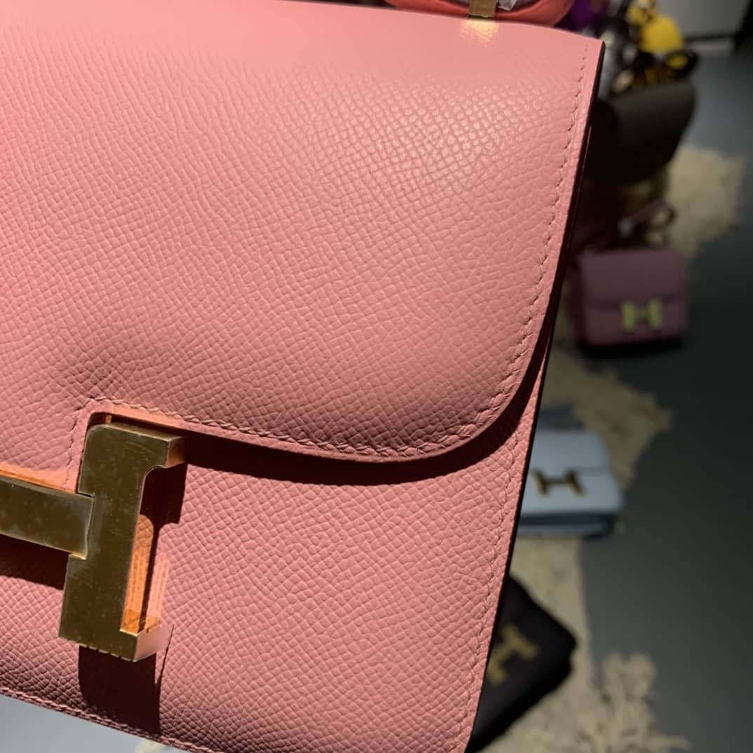 Best Replica Hermes Replica Constance Bag 18CM Epsom Leather - Colareps