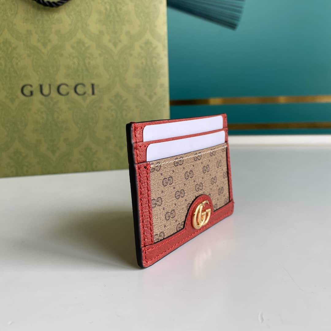 Best Replica Gucci x Doraemon GG Supreme Card Case Replica 654539 - Colareps
