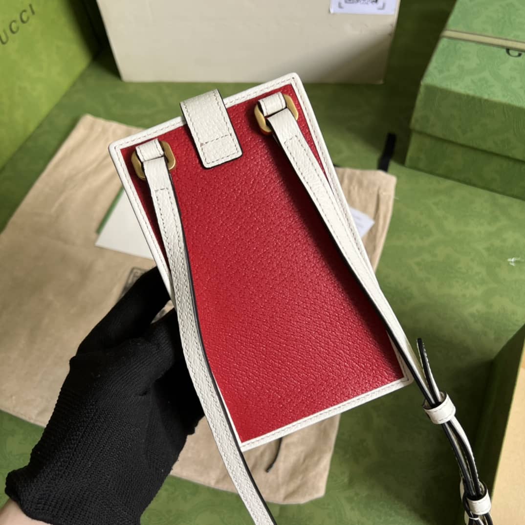 Best Replica Gucci x Adidas Smartphone Case 702203 Replica Crossbody Bag - Colareps