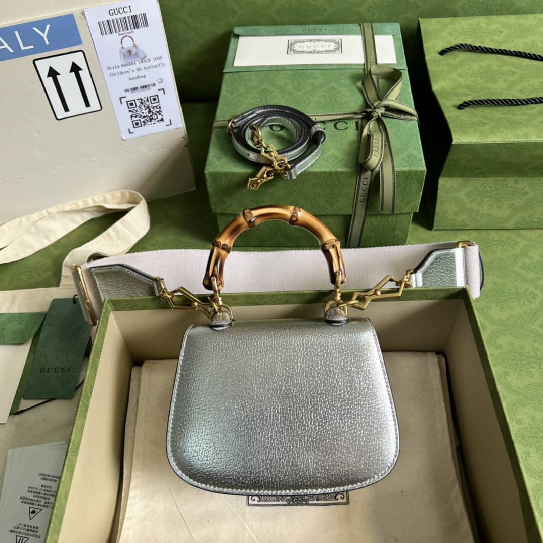 Best Replica Gucci Bamboo 1947 Mini Top Handle Shoulder Bag 686864 Replica - Colareps