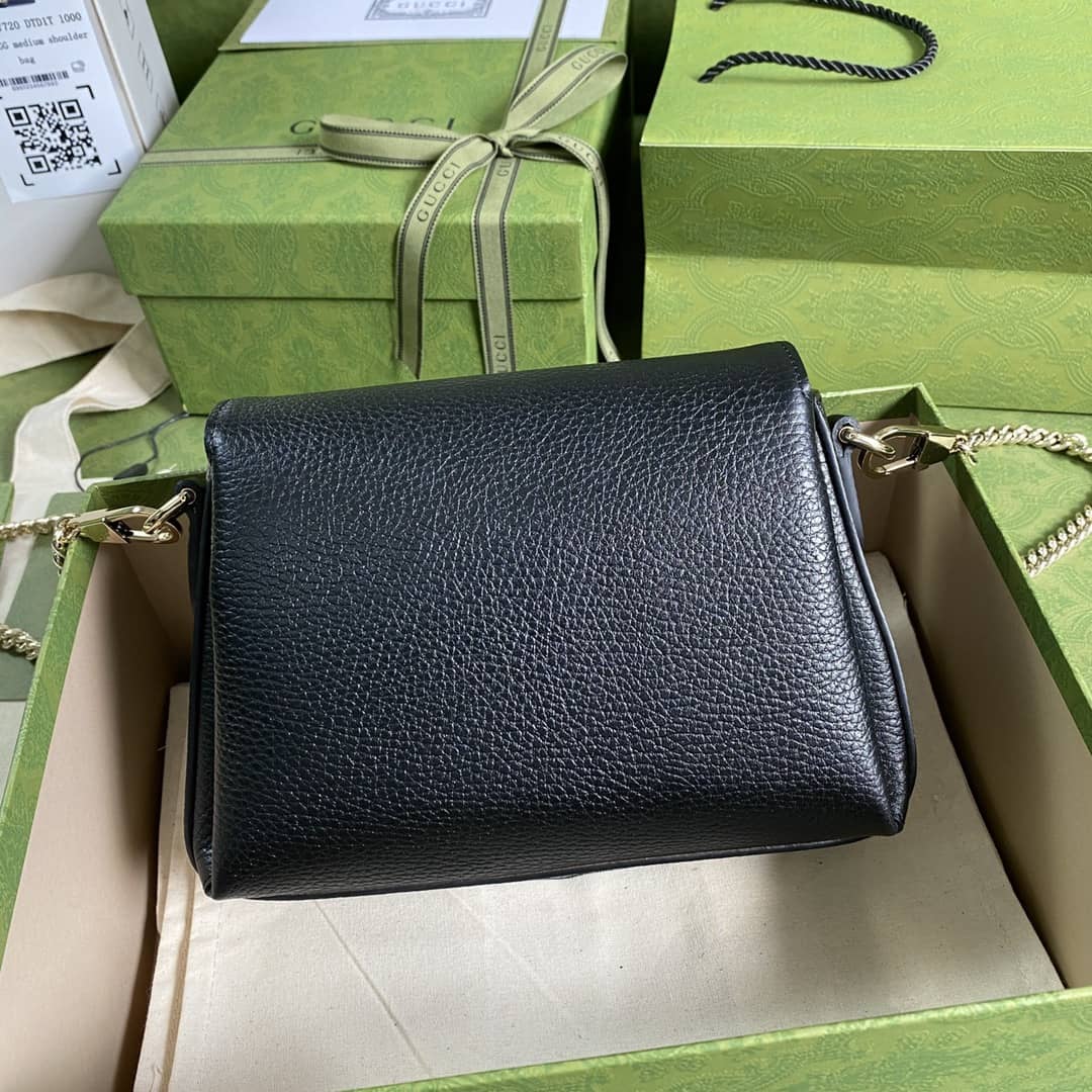 Best Replica Gucci Single Chain Messenger Shoulder Bag Replica 607720 - Colareps