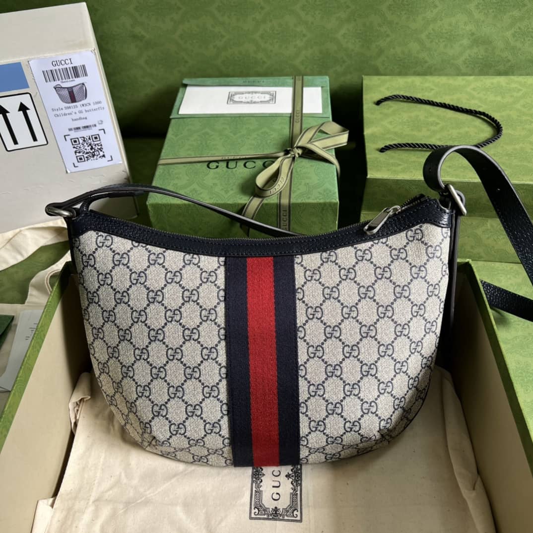 Best Replica Gucci Ophidia Small GG Supreme Canvas Beige 598125 Replica Shoulder Bag - Colareps