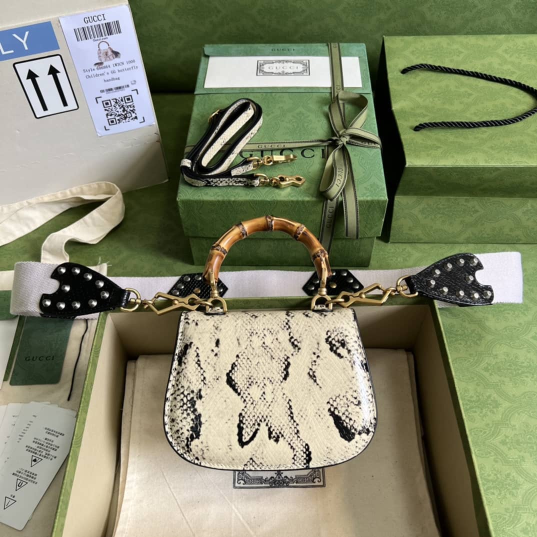 Best Replica Gucci Bamboo 1947 Mini Top Handle Shoulder Bag 686864 Replica - Colareps