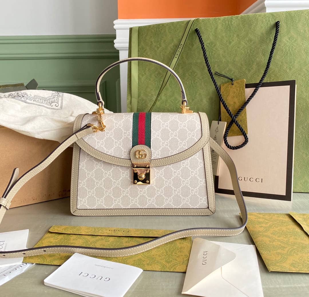 Best Replica Gucci Ophidia Small Top Handle Shoulder Bag With Web 651055 Replica - Colareps