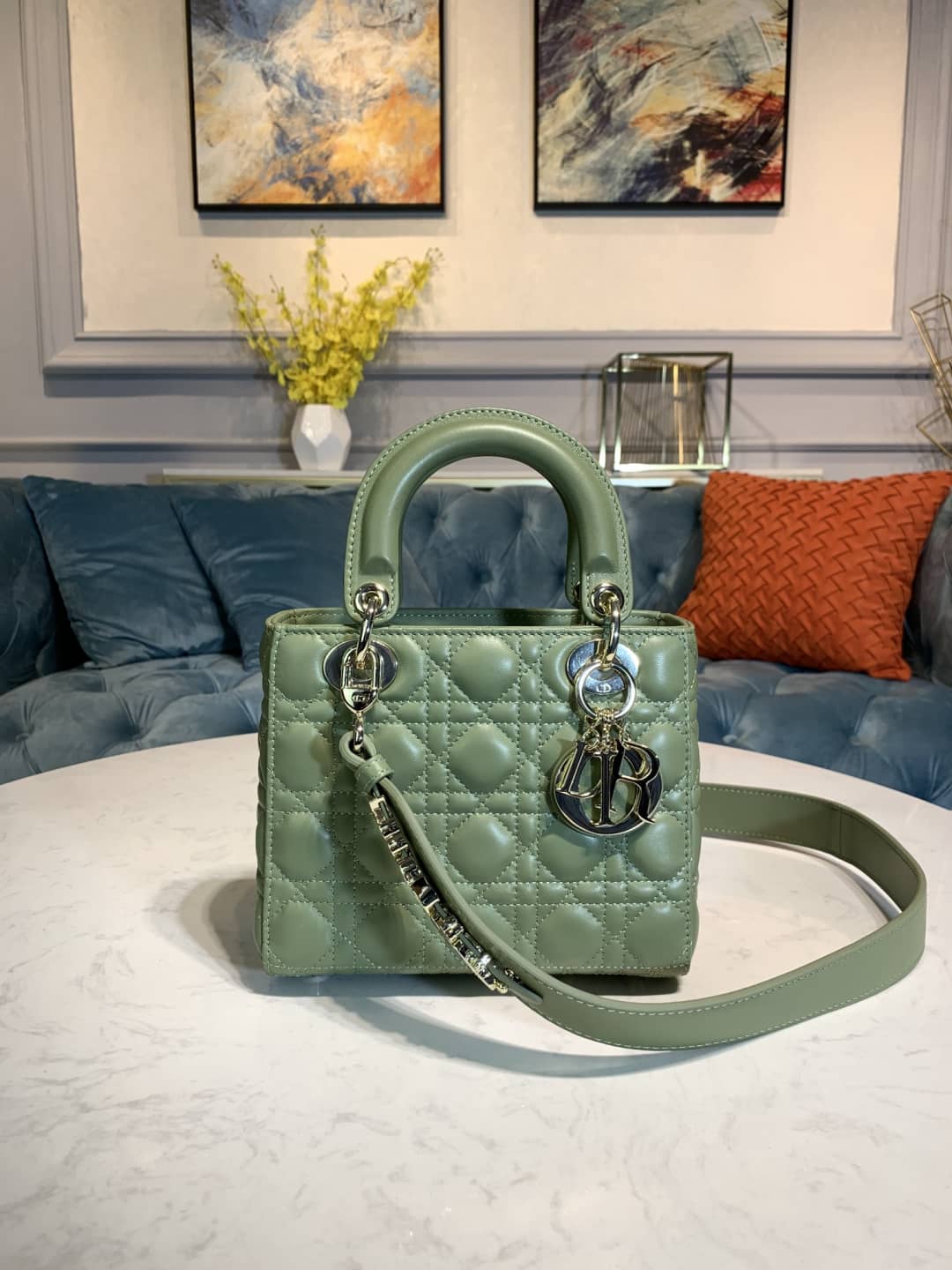 Best Replica Christian Dior Lady Dior 20CM Replica Bag - Colareps