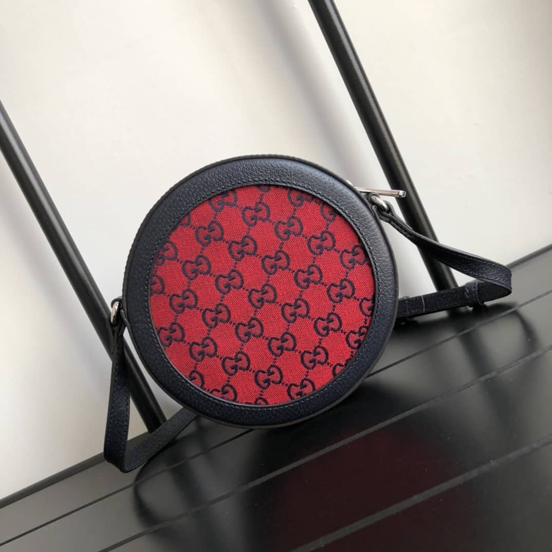 Best Replica Gucci Single Shoulder Bag Round Cake Bag Replica Red 658825 - Colareps