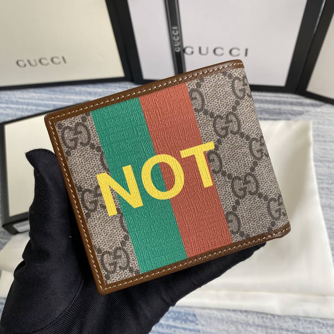 Best Replica Gucci Fake Not Print Billfold Wallet 636166 - Colareps