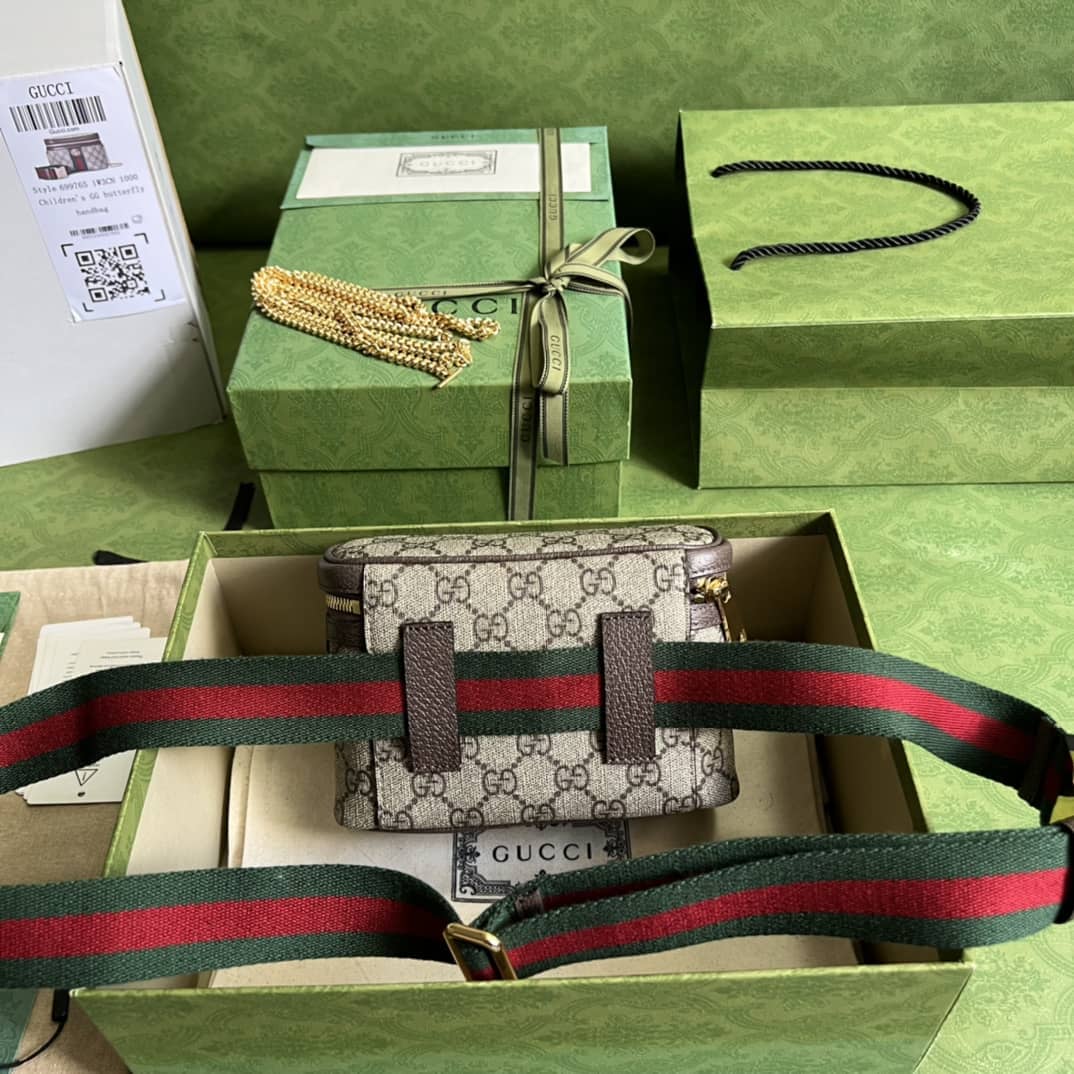 Best Replica Best Replica Gucci Ophidia With Web 699765 Replica Belt Bag(ColaReps) - Colareps