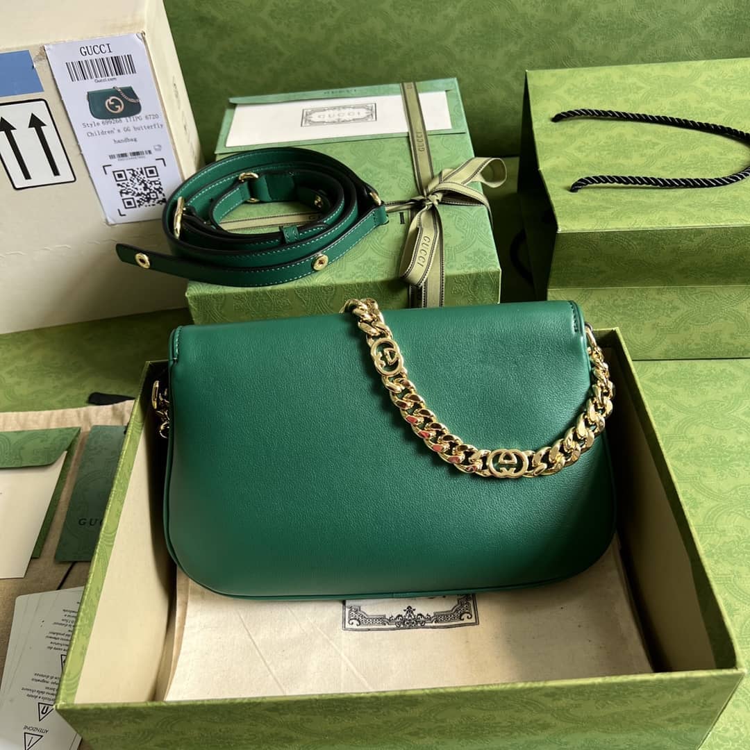 Best Replica Gucci Blondie Green 699268 Replica Shoulder Bag - Colareps