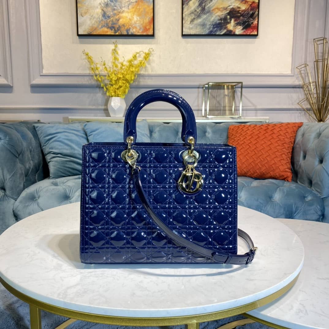 Best Replica Lady Dior Dupe 32CM Replica Bag(Cola) - Colareps