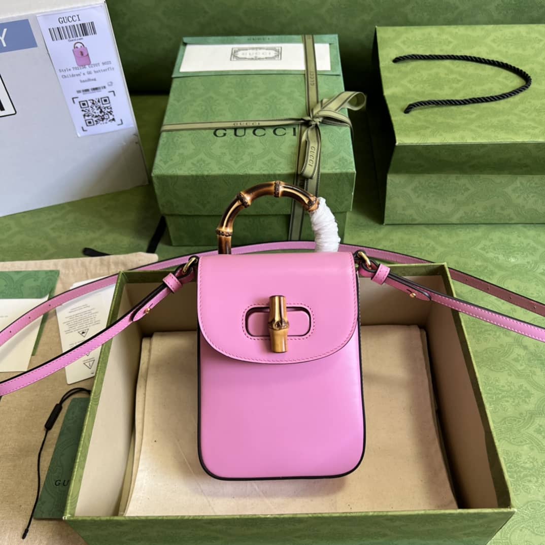 Best Replica Gucci Bamboo Mini Crossbody Handbag 702106 Replica - Colareps