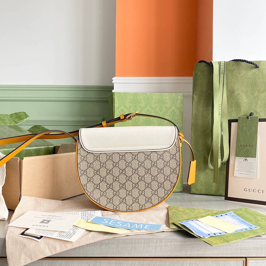 Best Replica Gucci Padlock Small Shoulder Bag Replica White 644524 - Colareps