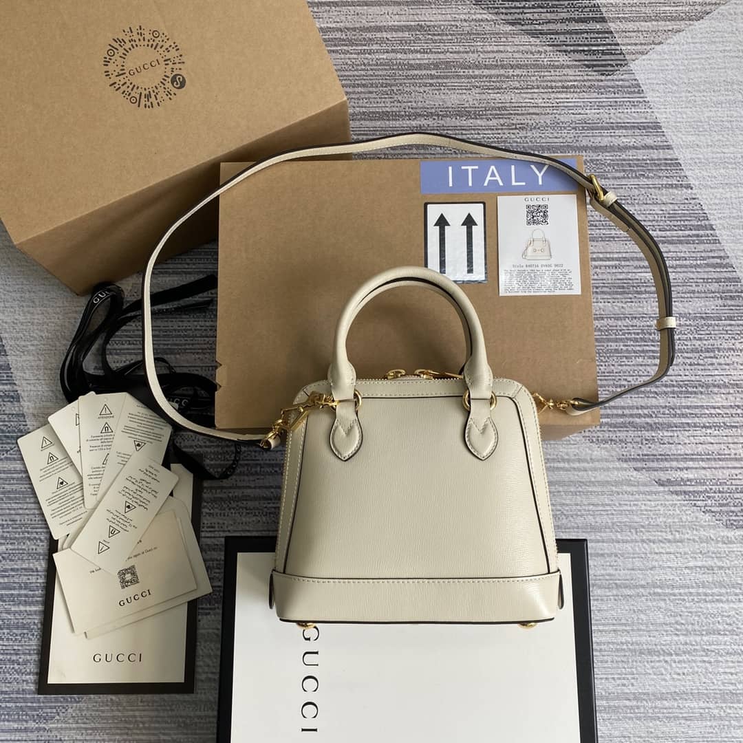 Best Replica Gucci 1955 Horsebit GG Mini Top Handle Bag Replica 640716 - Colareps