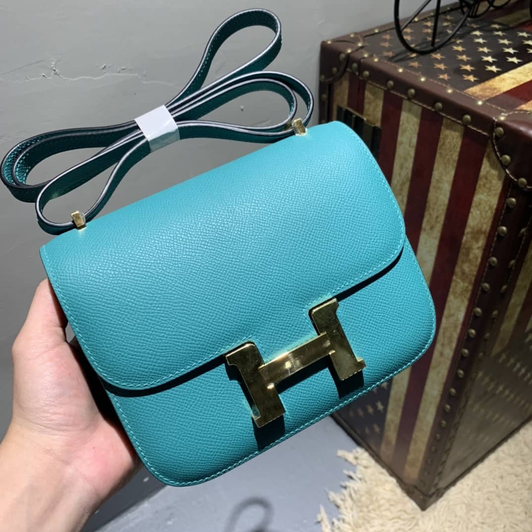 Best Replica Hermes Replica Constance Bag 18CM Epsom Leather - Colareps