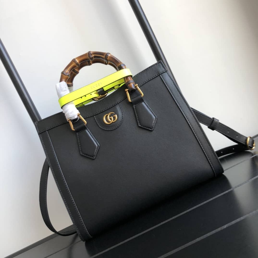 Best Replica Gucci Diana Small Tote Replica Black 660195 - Colareps