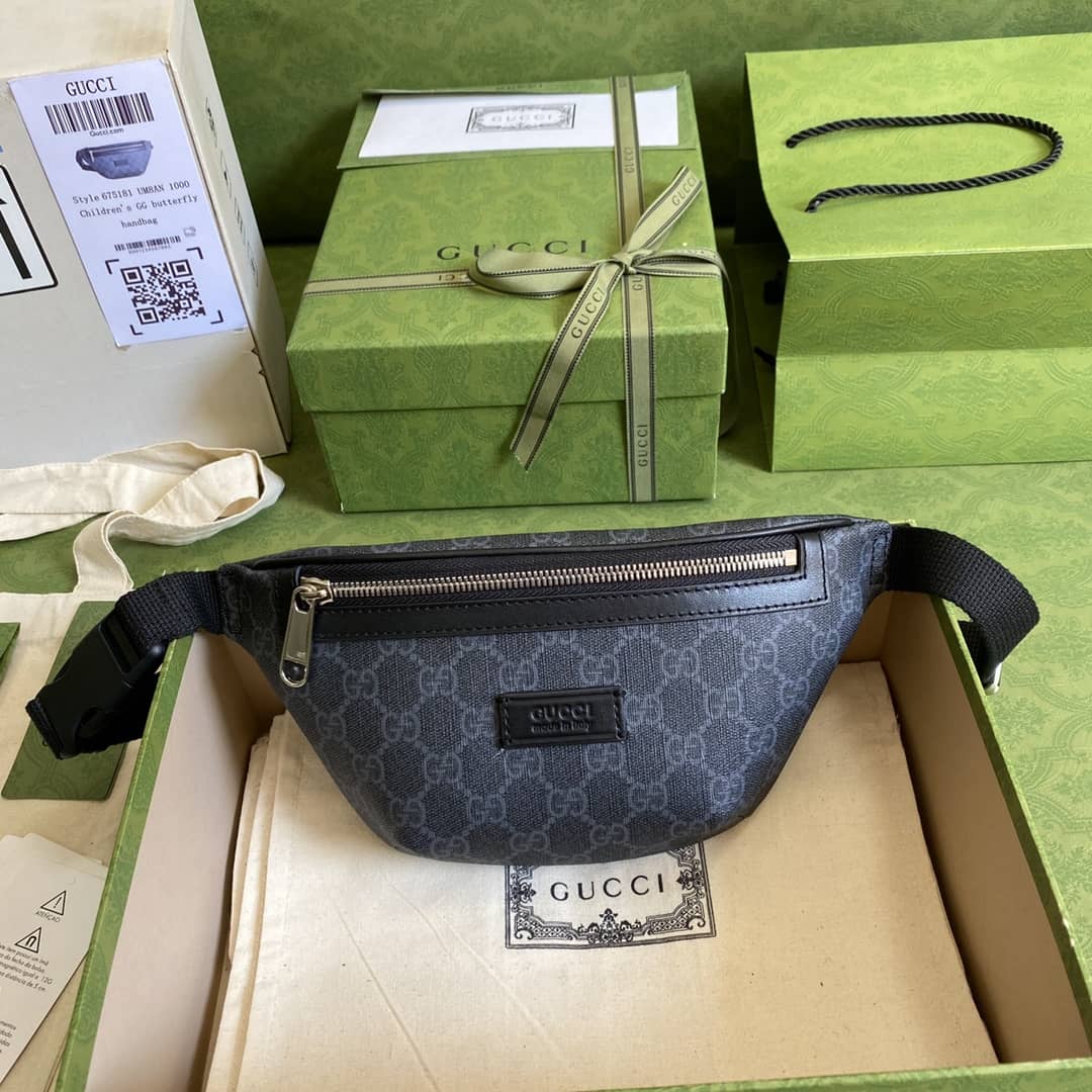Best Replica Gucci Bestiary GG Supreme Canvas Belt Bag With Bees Replica 675181 - Colareps
