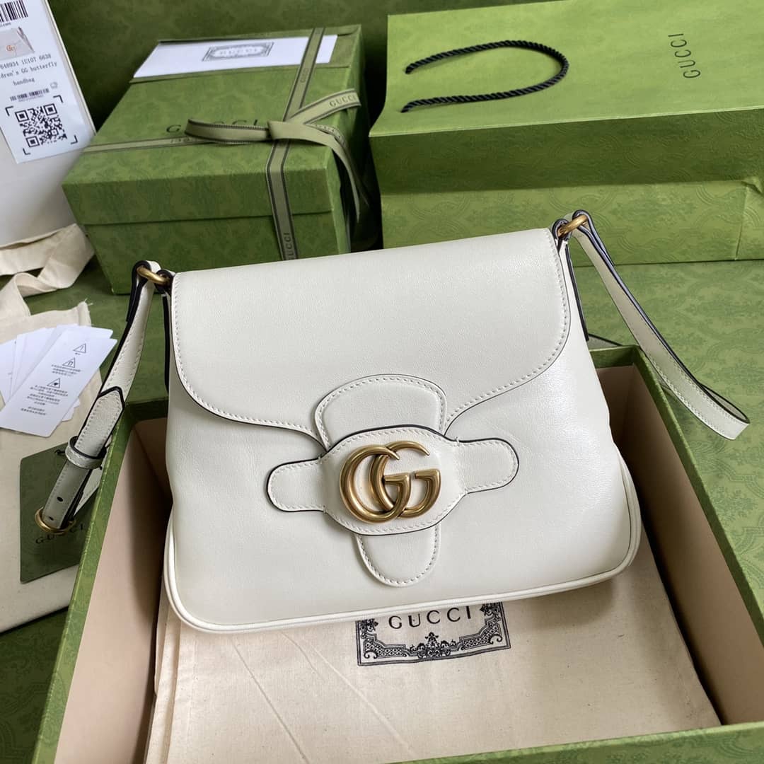Best Replica Gucci Double G Messenger Shoulder Bag Replica 648934 - Colareps