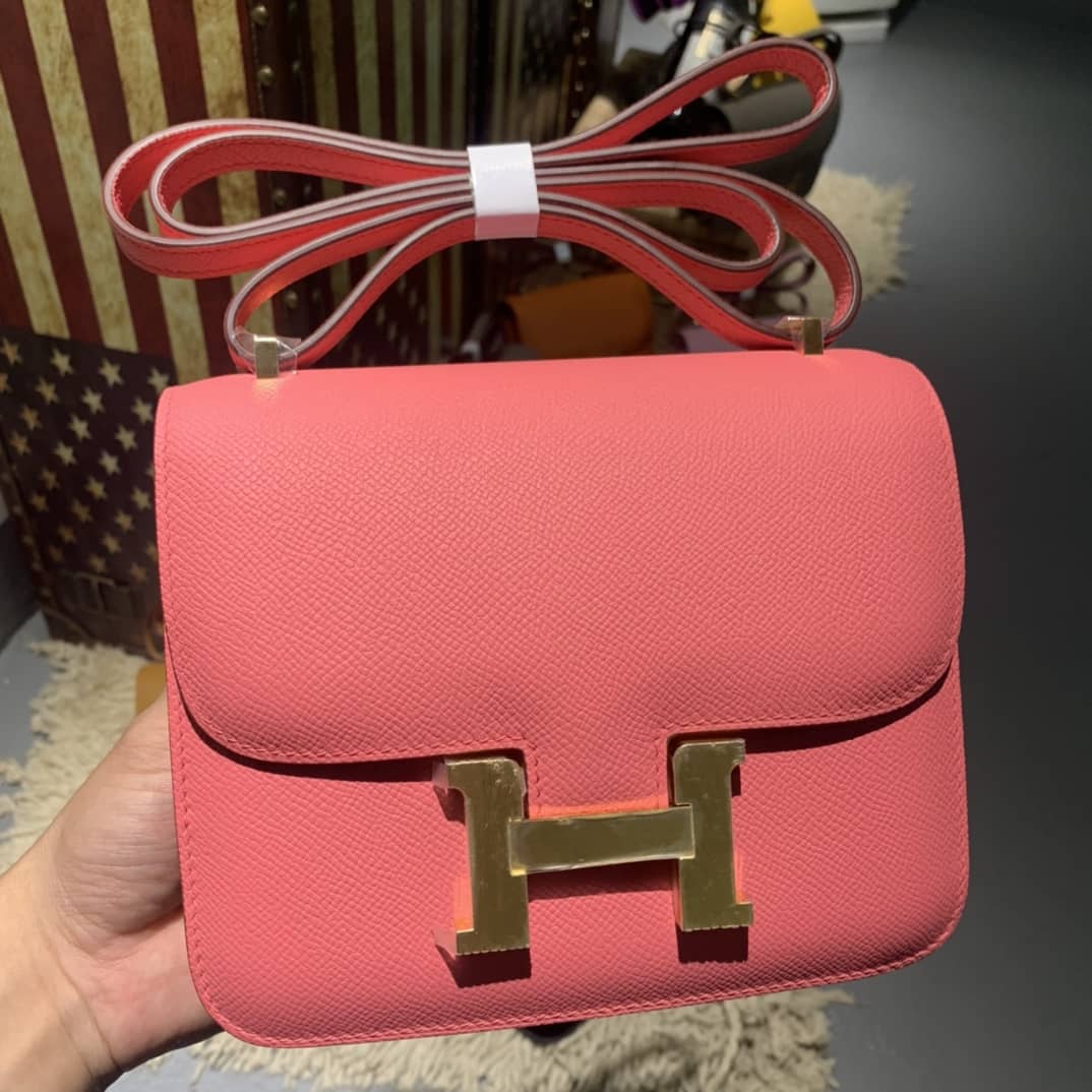 Best Replica Hermes Replica Constance Bag 18CM Epsom Leather - Colareps