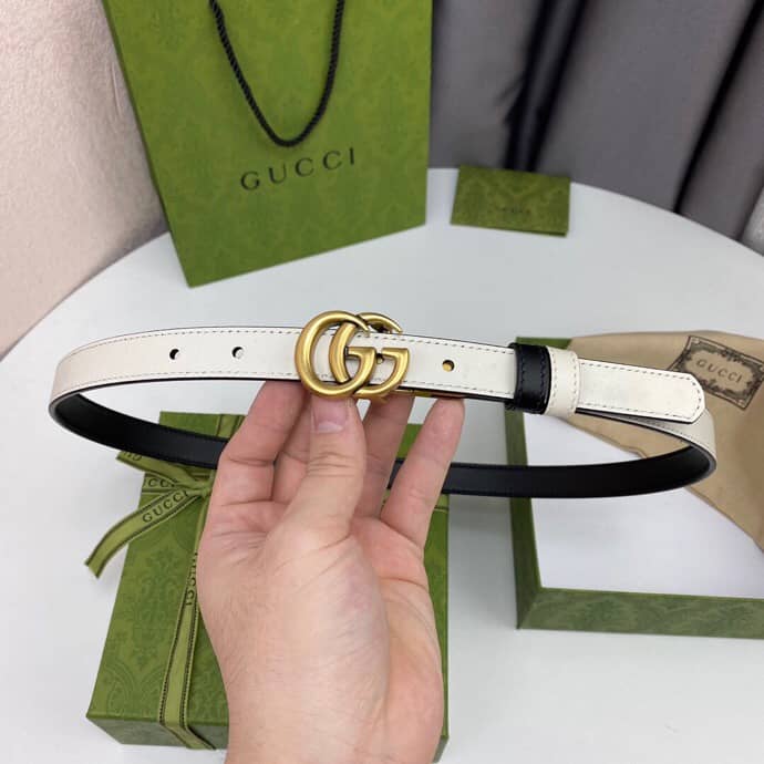 Best Replica Fashion Gucci Classic AAA+ Belt 20mm For Lady - Colareps