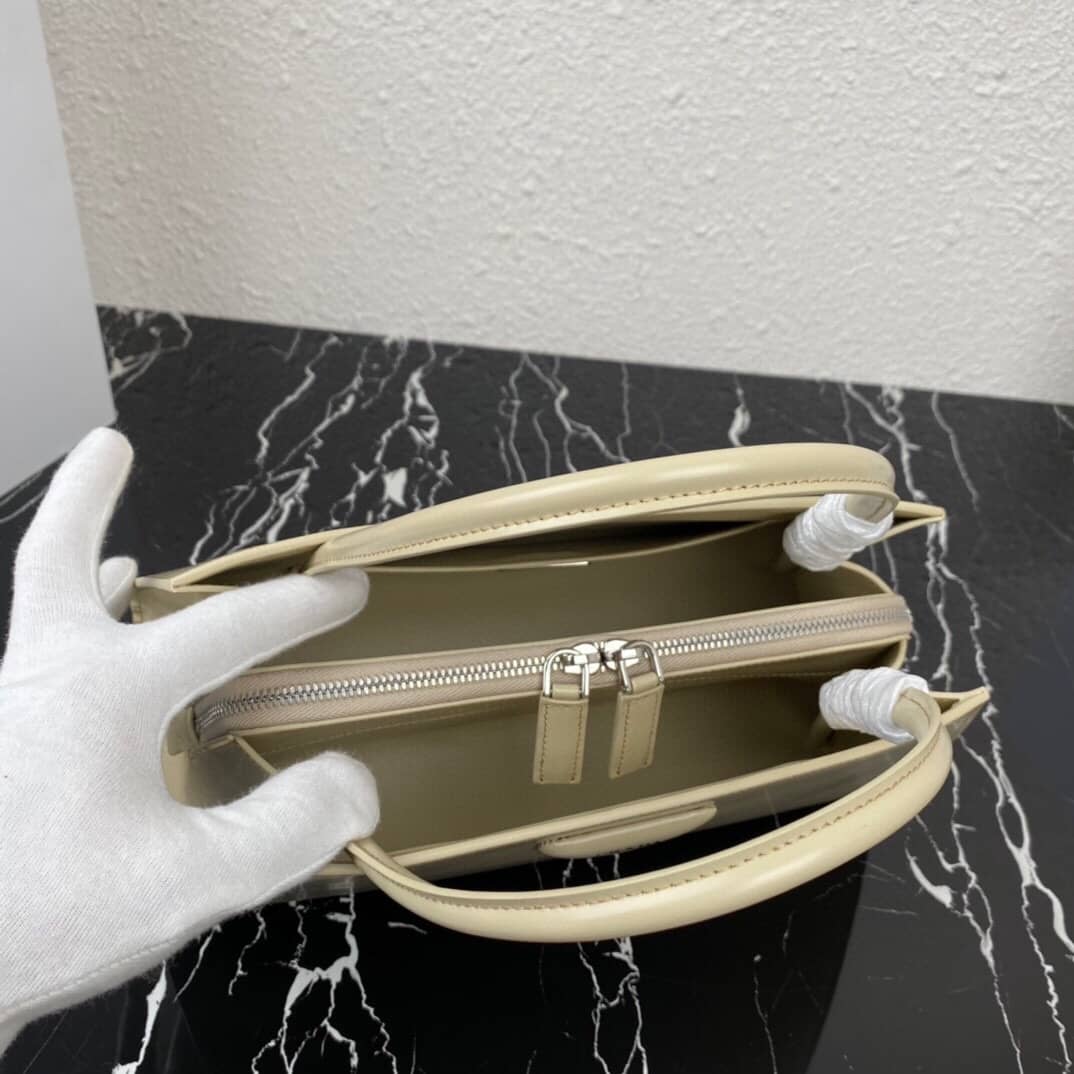 Best Replica Prada Small Brushed Leather Replica Tote - Colareps