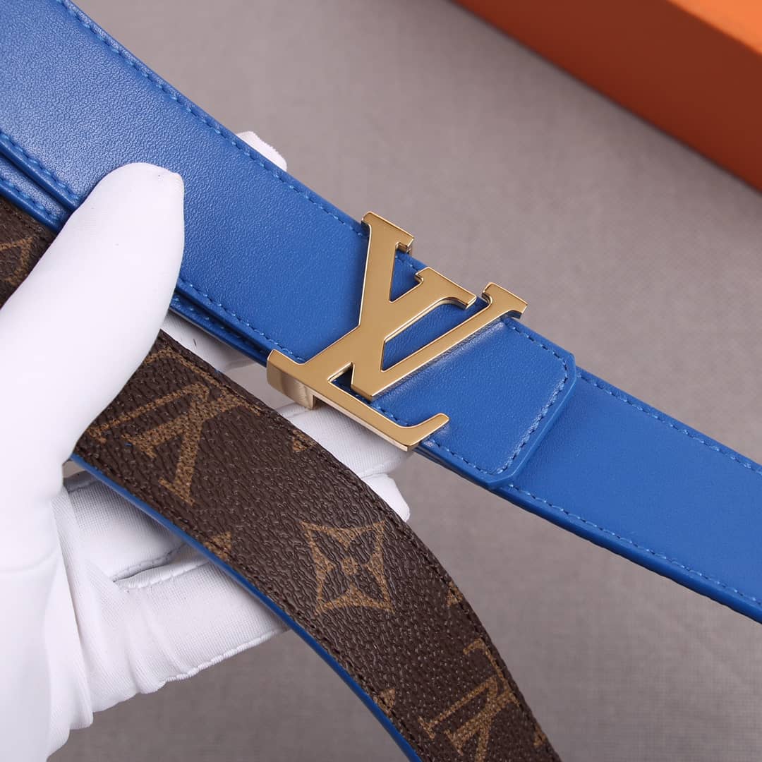 Best Replica 7 Star Louis Vuitton Leather Belt 30mm For Lady - Colareps