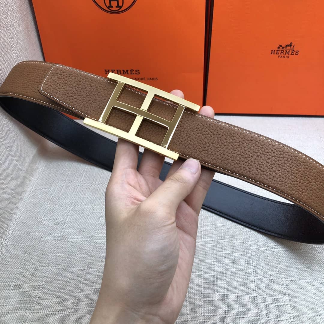 Best Replica Knockoff Hermes Logo Belt 38mm - Colareps