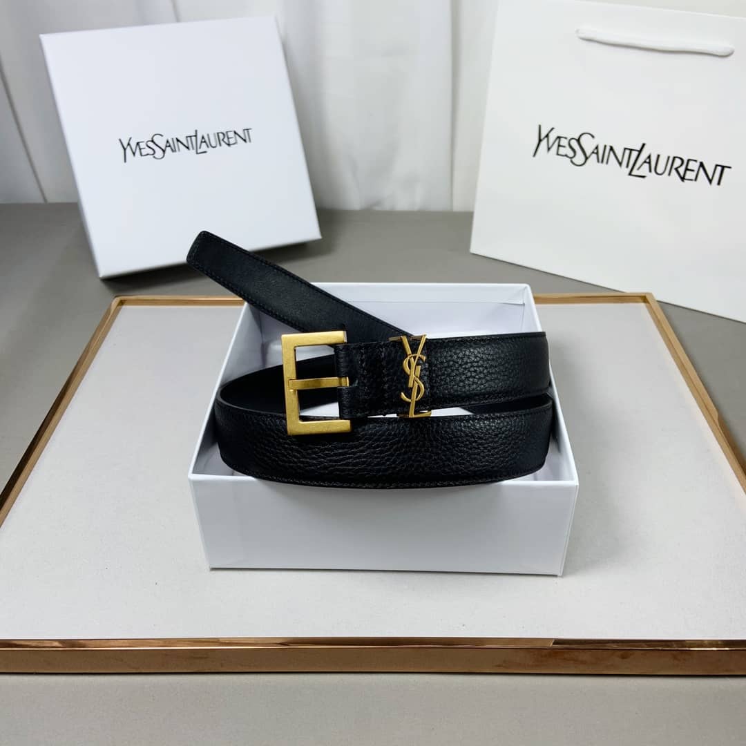 Best Replica 7 Star YSL Leather Belt 30mm - Colareps
