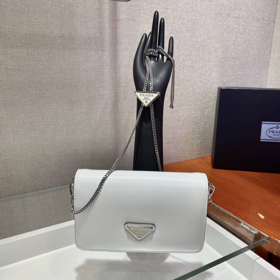 Best Replica Prada Replica Leather Shoulder Bag - Colareps