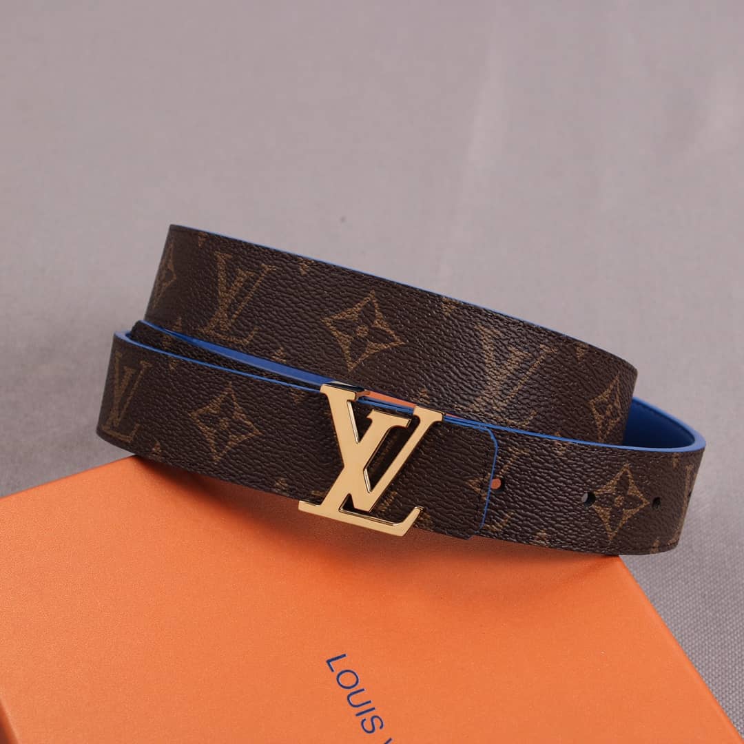 Best Replica 7 Star Louis Vuitton Leather Belt 30mm For Lady - Colareps