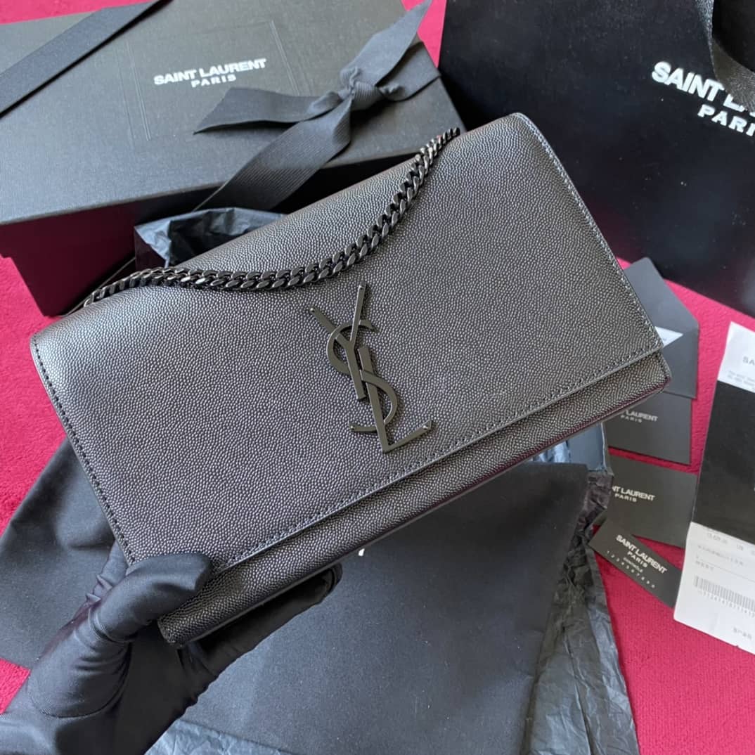 Best Replica YSL Replica Saint Laurent Kate Embossed Leather Medium Bag - Colareps