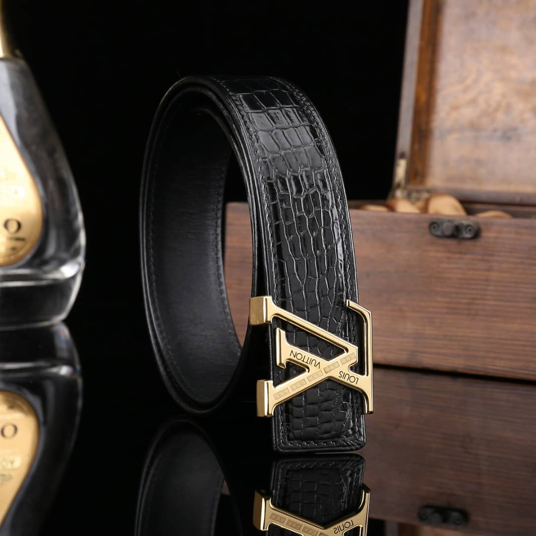 Best Replica Fake Louis Vuitton Logo Belt Online - Colareps