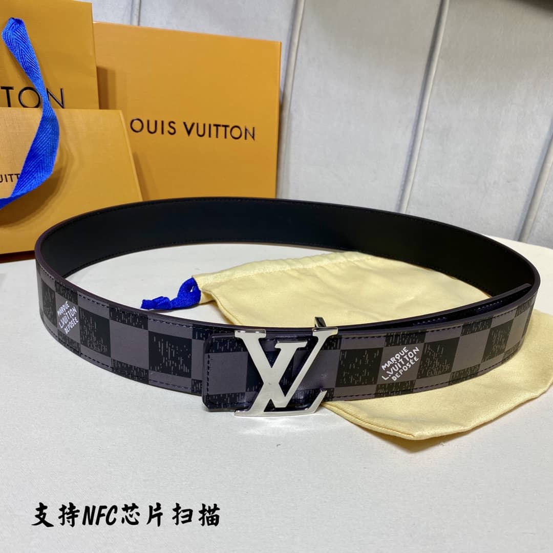 Best Replica 7 Star Louis Vuitton Leather Belt 40mm - Colareps