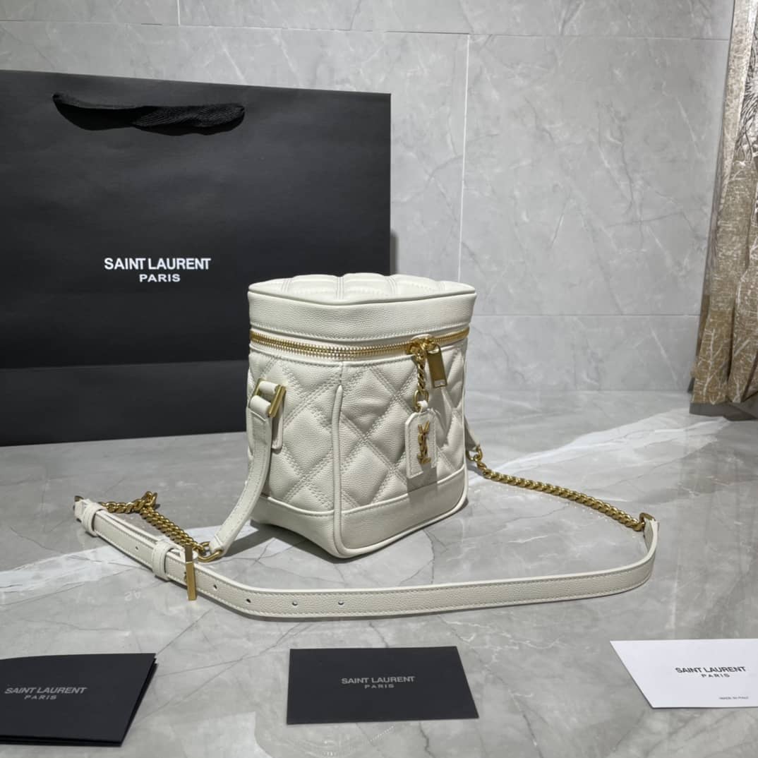 Best Replica YSL Replica 80s Carré-Quilted Vanity Replica Bag - Colareps