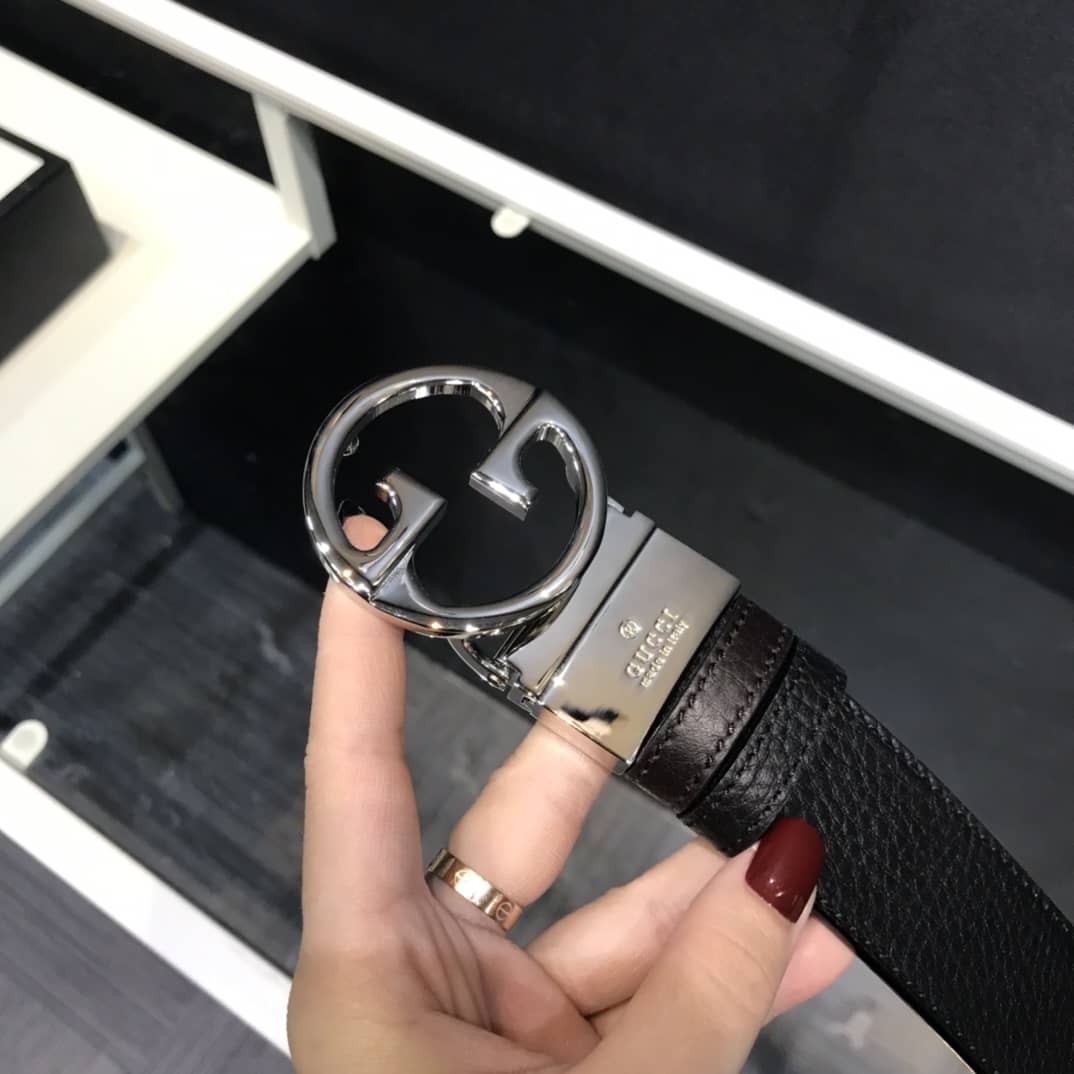 Best Replica Replica Gucci Buckle Belt 37mm - Colareps