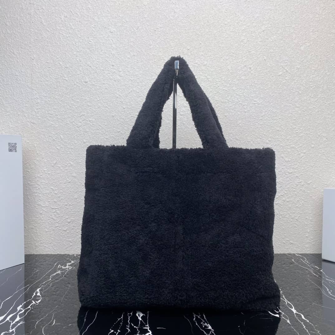 Best Replica Prada Shearling Tote Shoulder Bag - Colareps