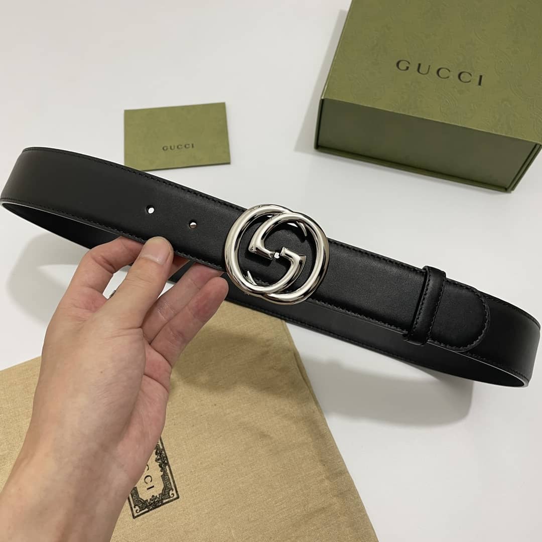 Best Replica Knockoff Gucci Logo Belt 40mm - Colareps