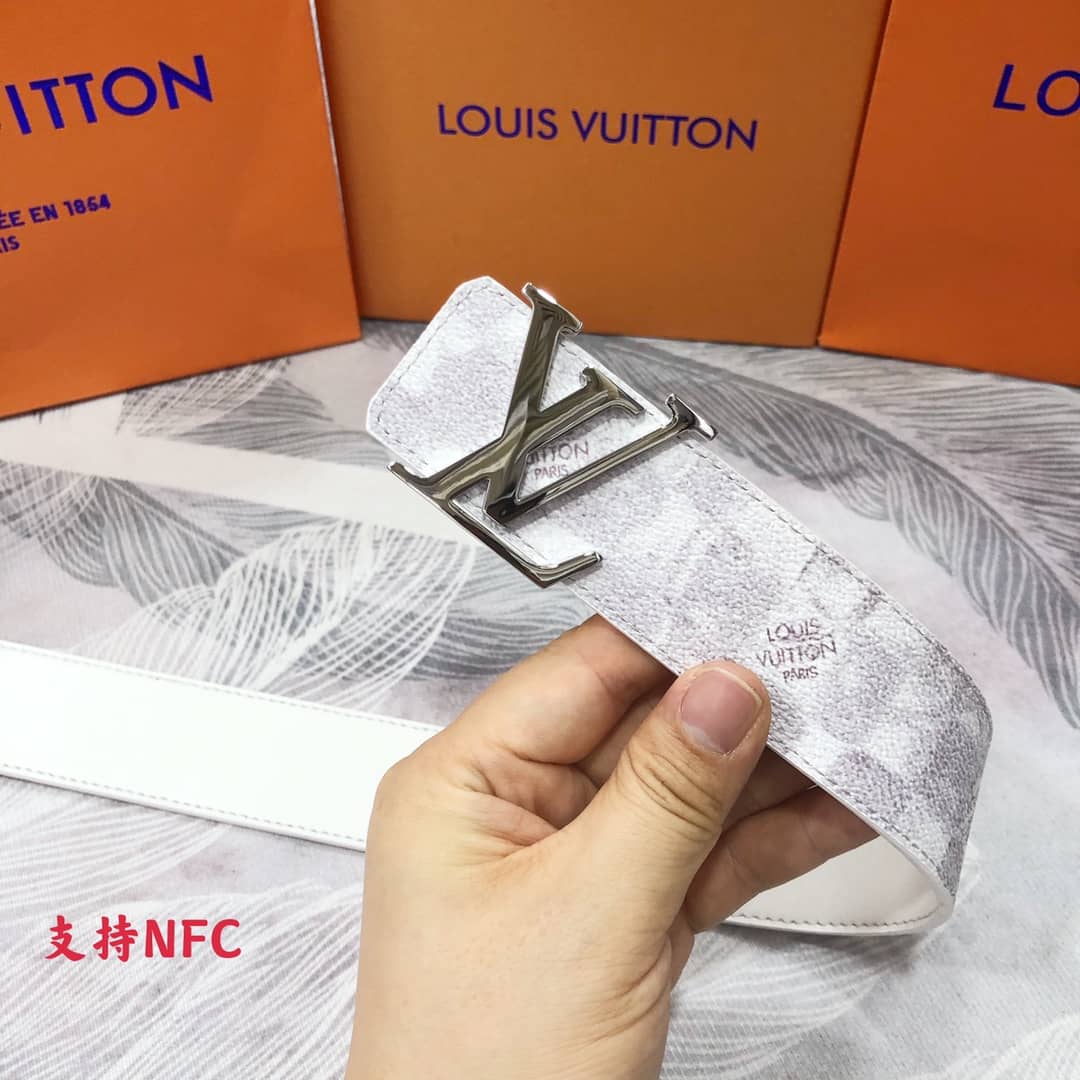 Best Replica 7 Star Louis Vuitton Leather Belt 40mm - Colareps