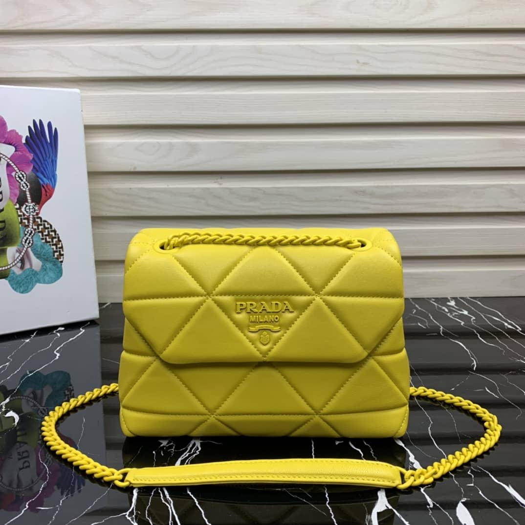 Best Replica Replica Pradas Small Nappa Leather Spectrum Bag - Colareps