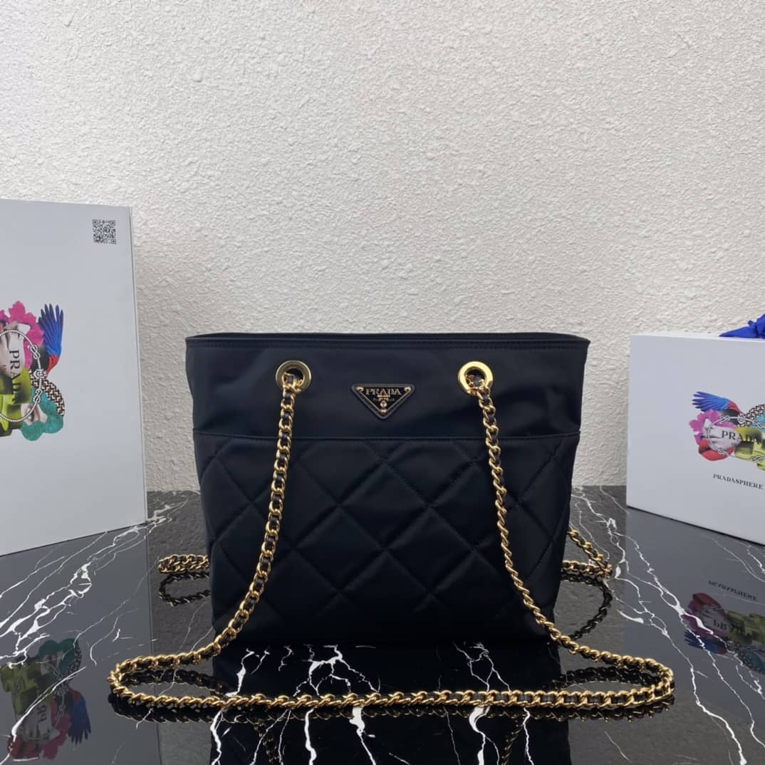 Best Replica Prada Leather Chain Replica Shoulder Bag - Colareps