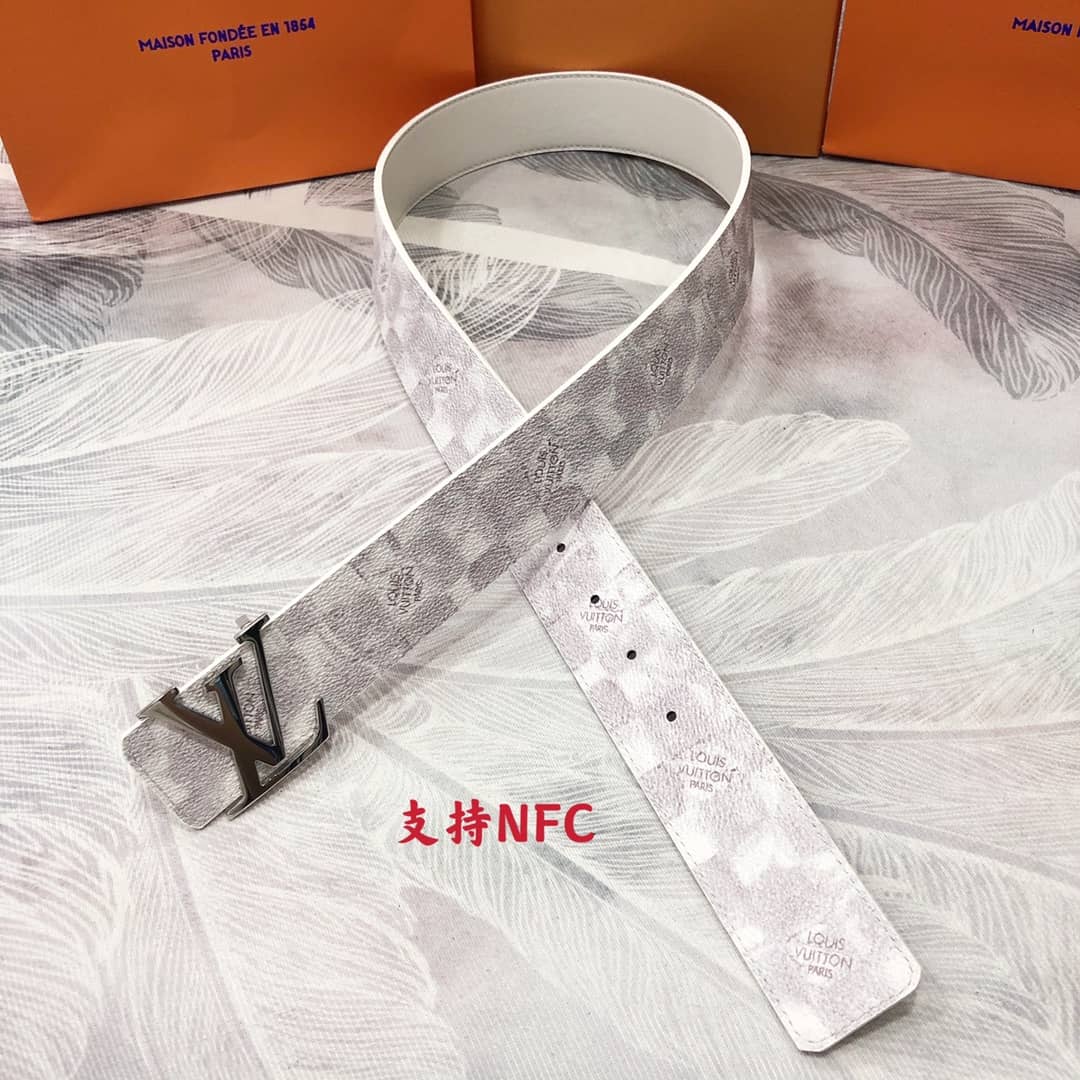 Best Replica 7 Star Louis Vuitton Leather Belt 40mm - Colareps