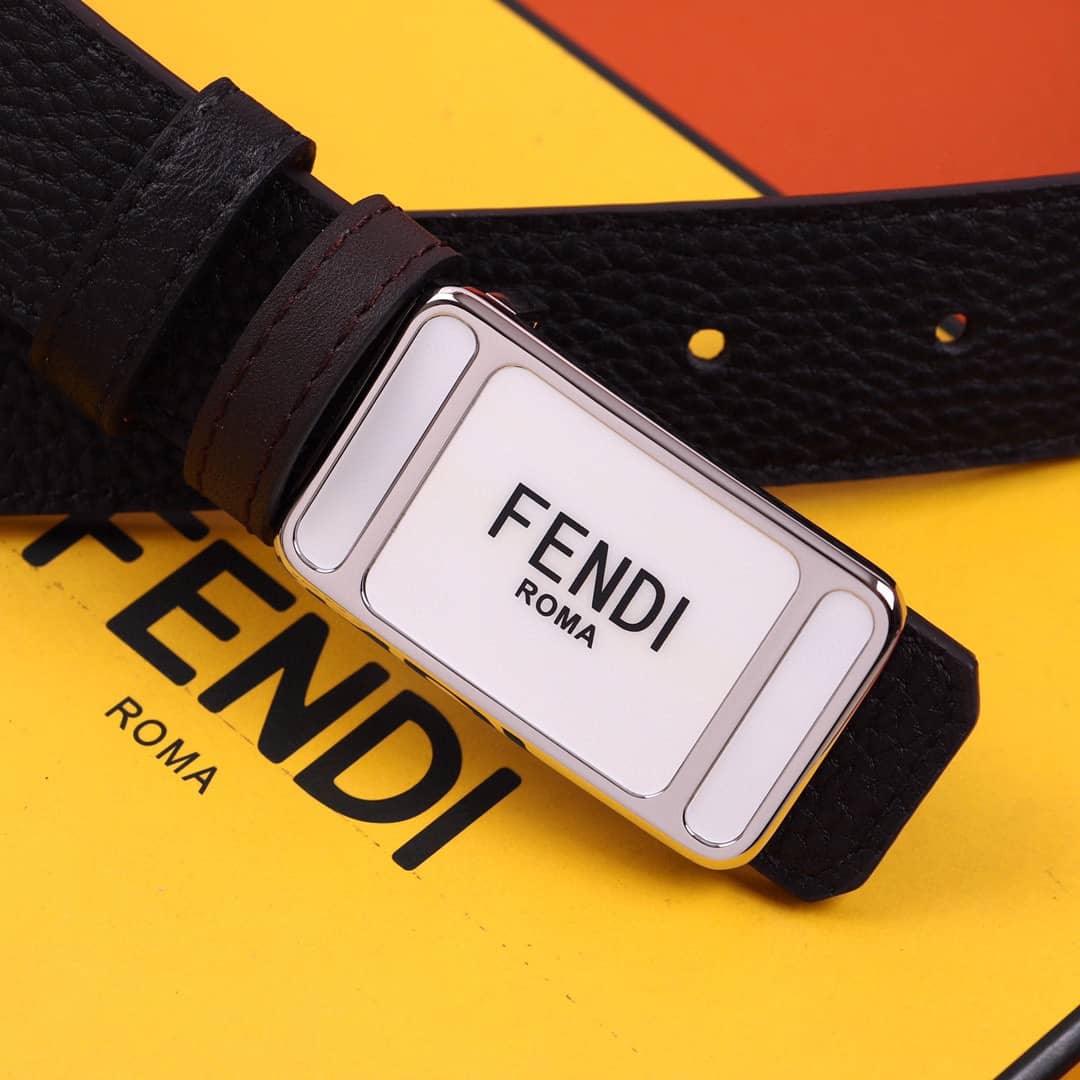 Best Replica Replica Fendi Buckle Belt 30mm - Colareps