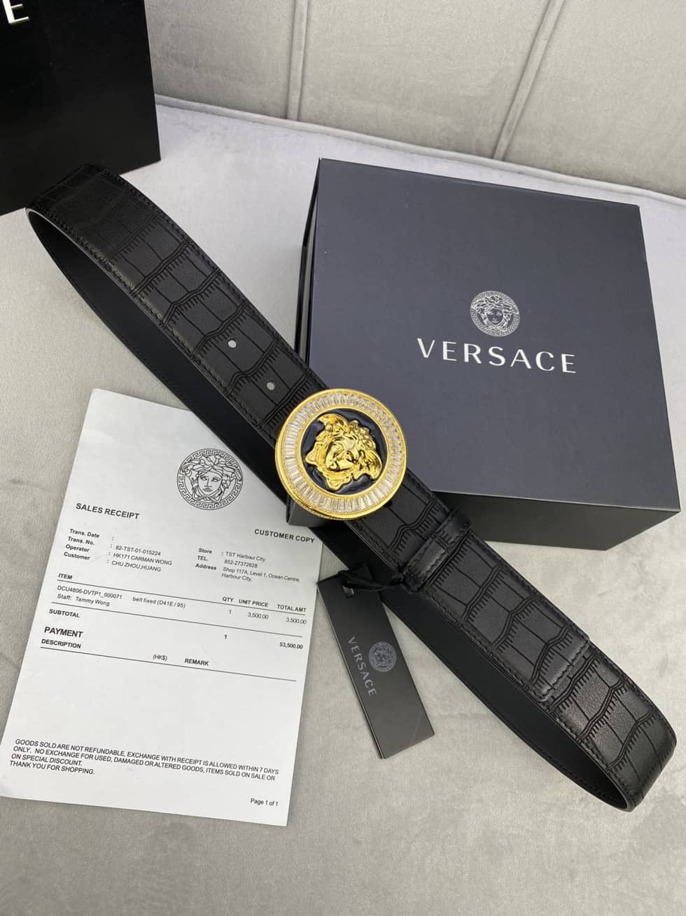 Best Replica Top Quality Versace Belt Online 40mm - Colareps