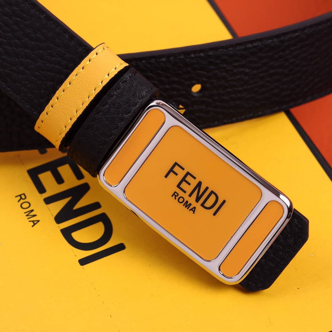 Best Replica 7 Star Fendi Leather Belt 30mm - Colareps