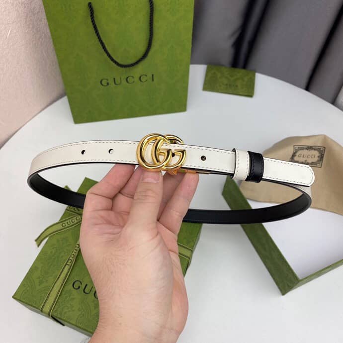 Best Replica Replica Gucci Buckle Belt 20mm For Lady - Colareps