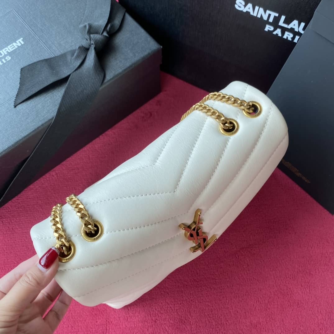 Best Replica Saint Laurent Bag Dupe Loulou Small Quilted “Y” Leather Replica Bag - Colareps