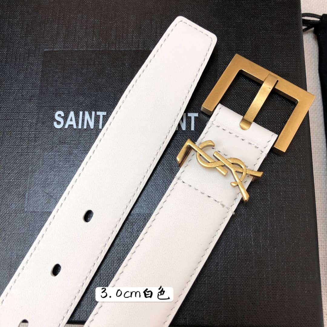 Best Replica Fashion YSL Classic AAA+ Belt 30mm - Colareps