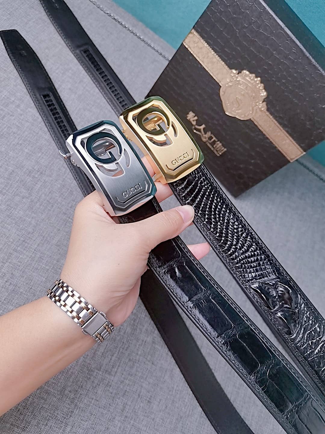 Best Replica Knockoff Gucci Logo Belt 34mm - Colareps