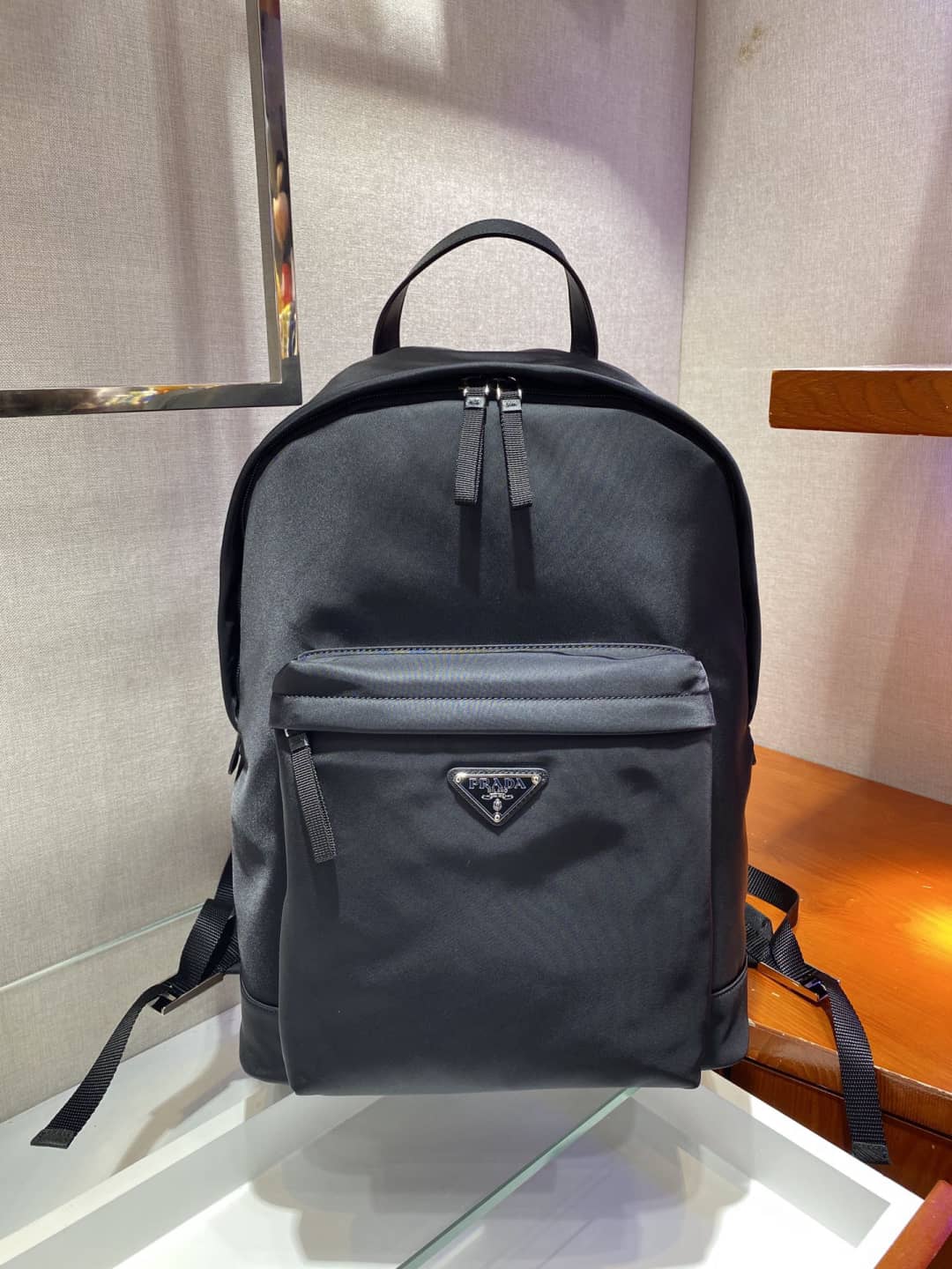 Best Replica Prada Backpack Dupe Tessuto Zainetto Nylon Leather - Colareps
