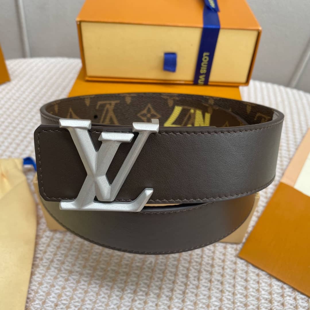 Best Replica 7 Star Louis Vuitton Leather Belt 40mm - Colareps
