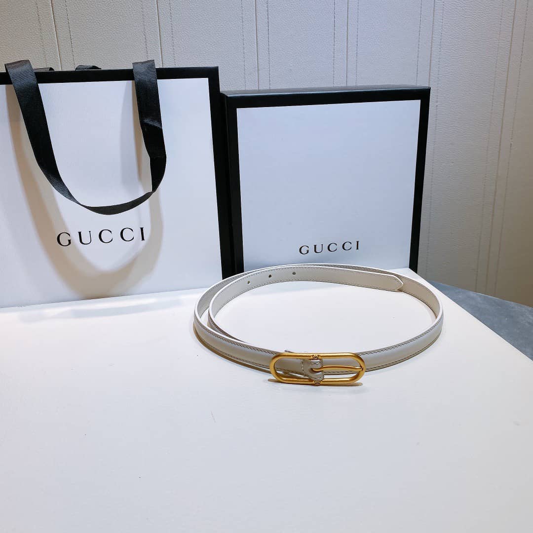 Best Replica Fake Gucci Logo Belt 15mm For Lady - Colareps